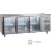 Koeltoonbank Gastro Inox met een afmeting van 2000 breedte x 600 diepte x 850 hoogte mm