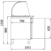 Tekening van de Combisteel 7950.0415