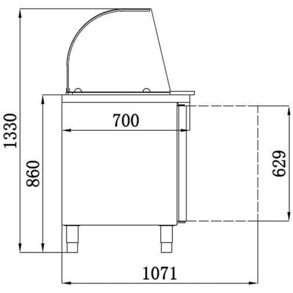 Tekening van de Combisteel 7950.0415